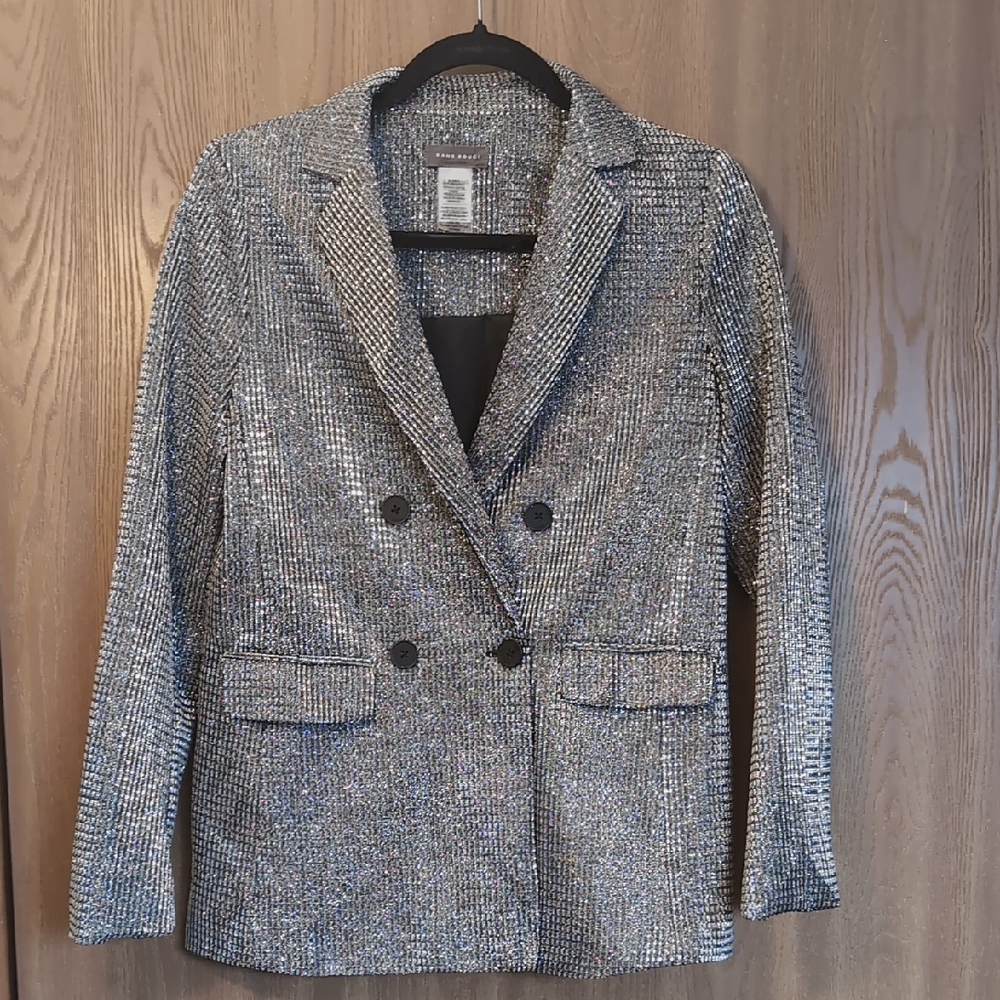Sans Souci Shimmering Silver Blazer